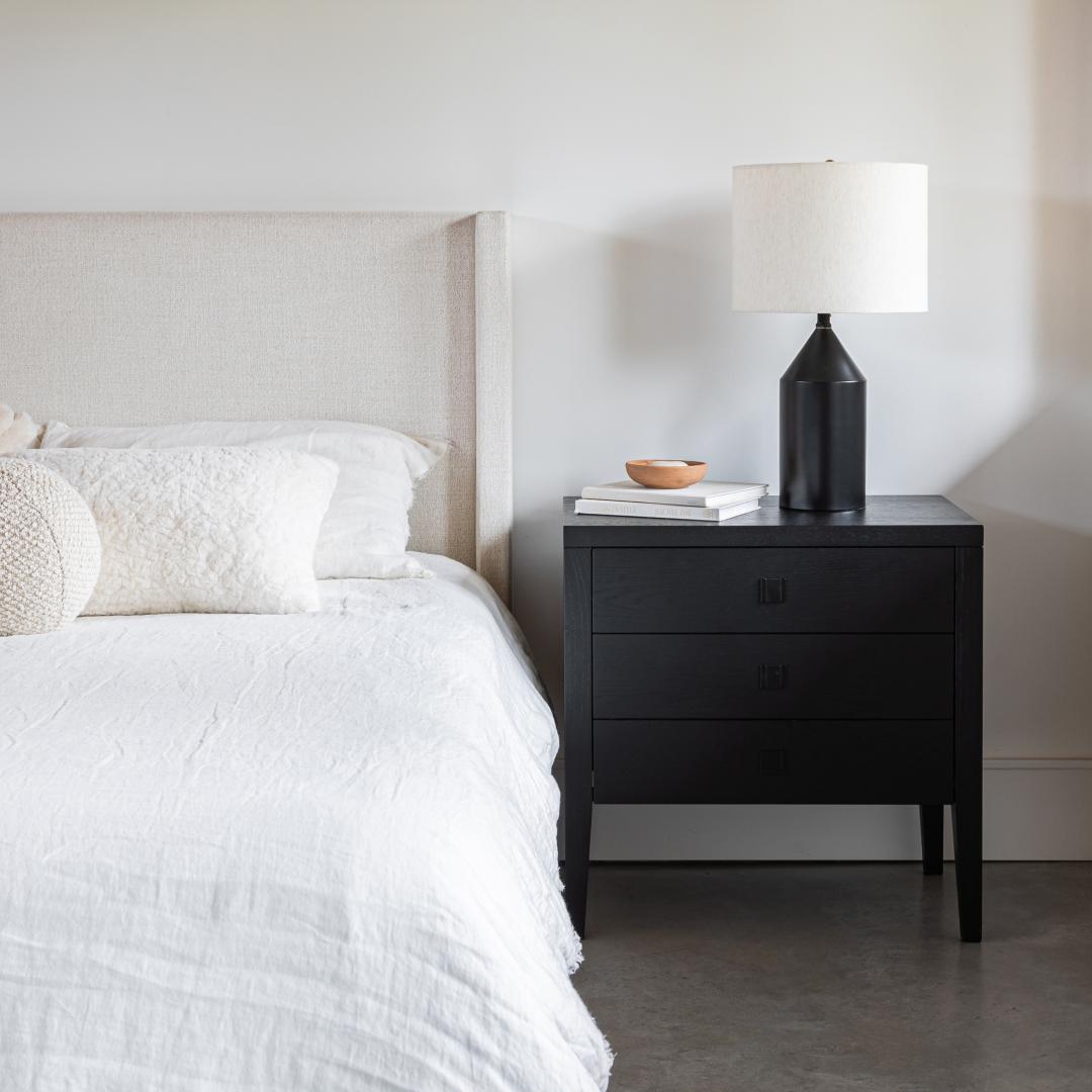 Hara 3 Drawer Dresser - Black