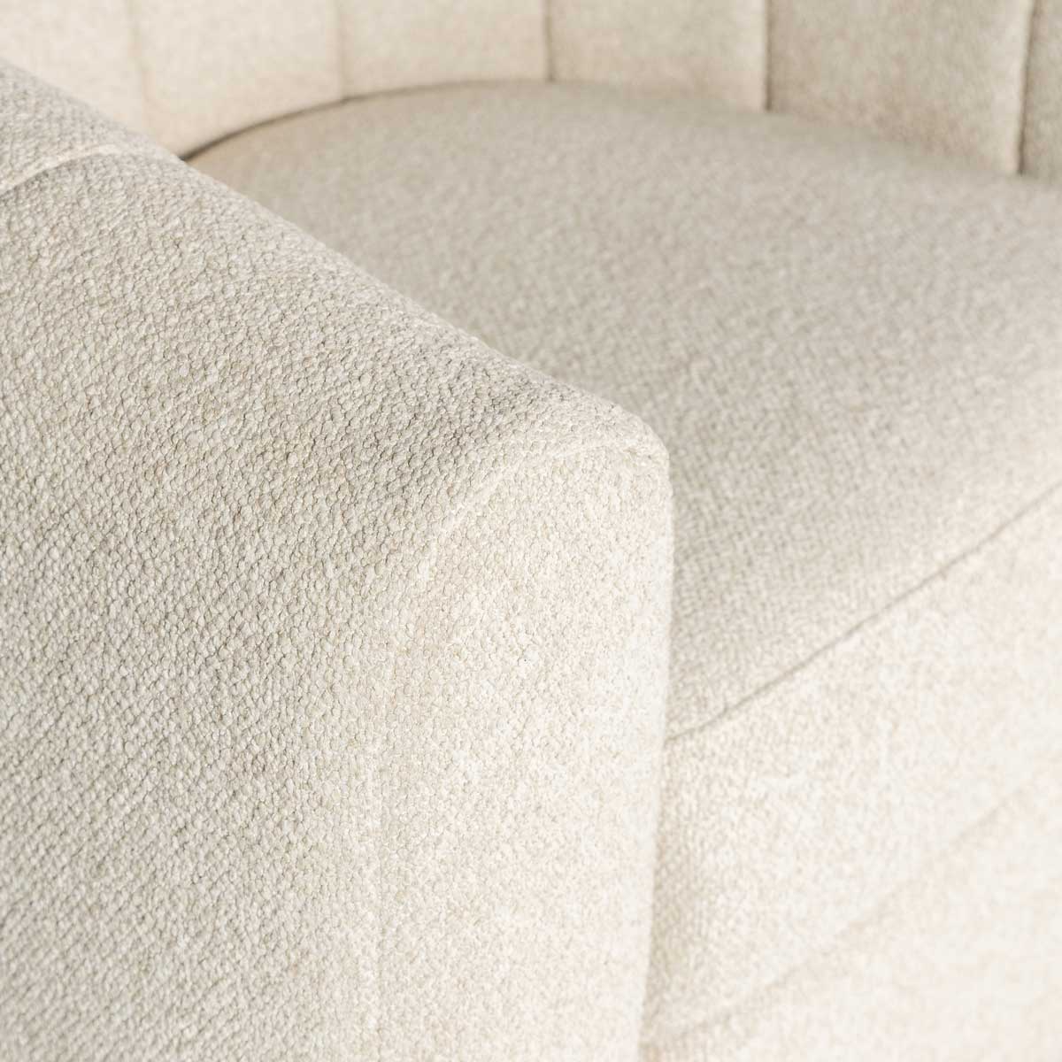 Ava Swivel Chair - Buff