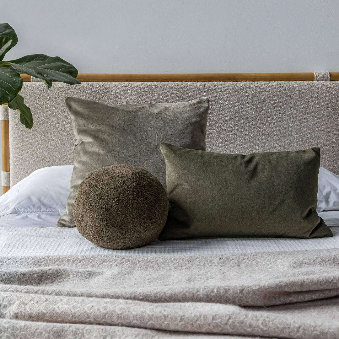 Crush Cushions (Set of 2) - Lichen