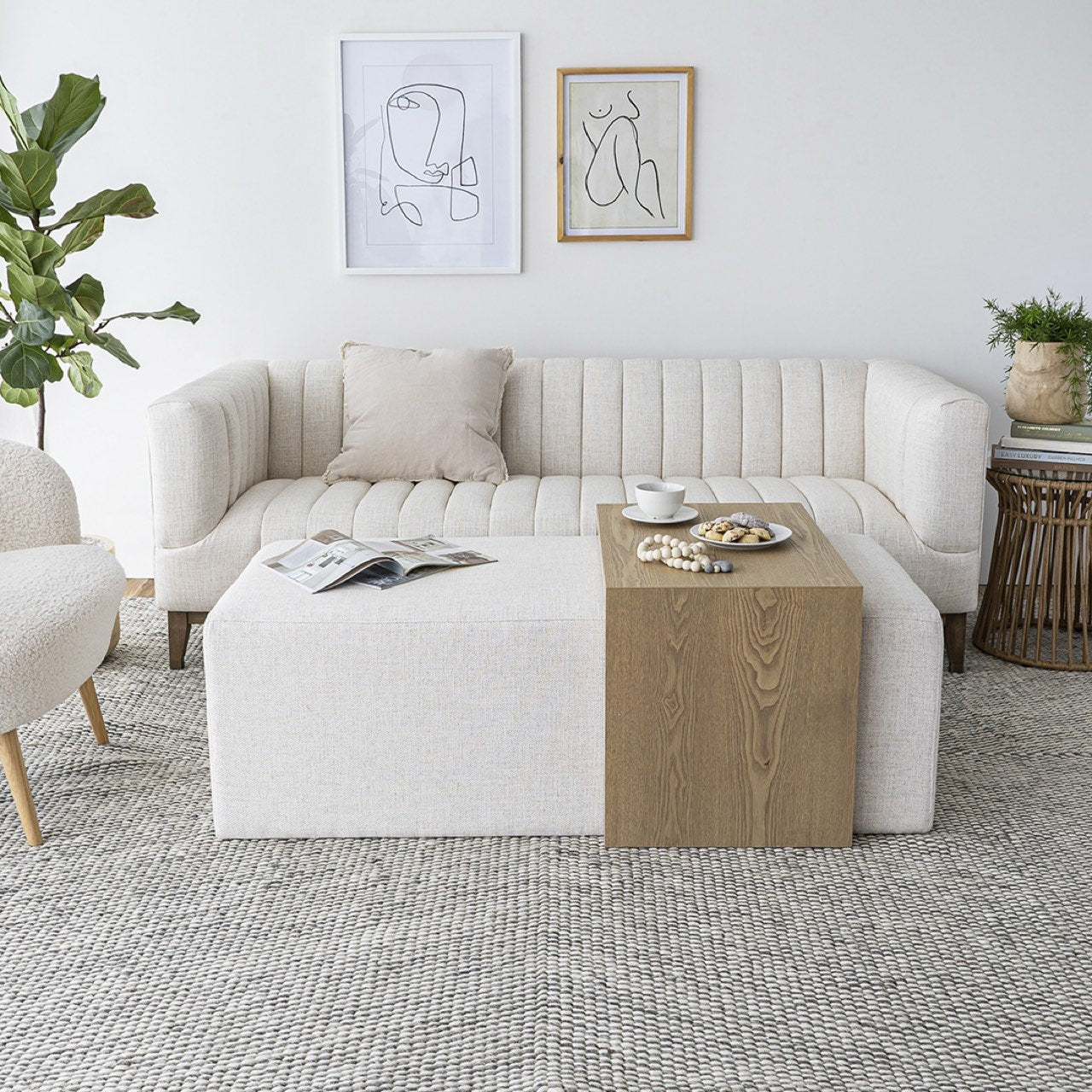 Elliot Condo Sofa - Cream