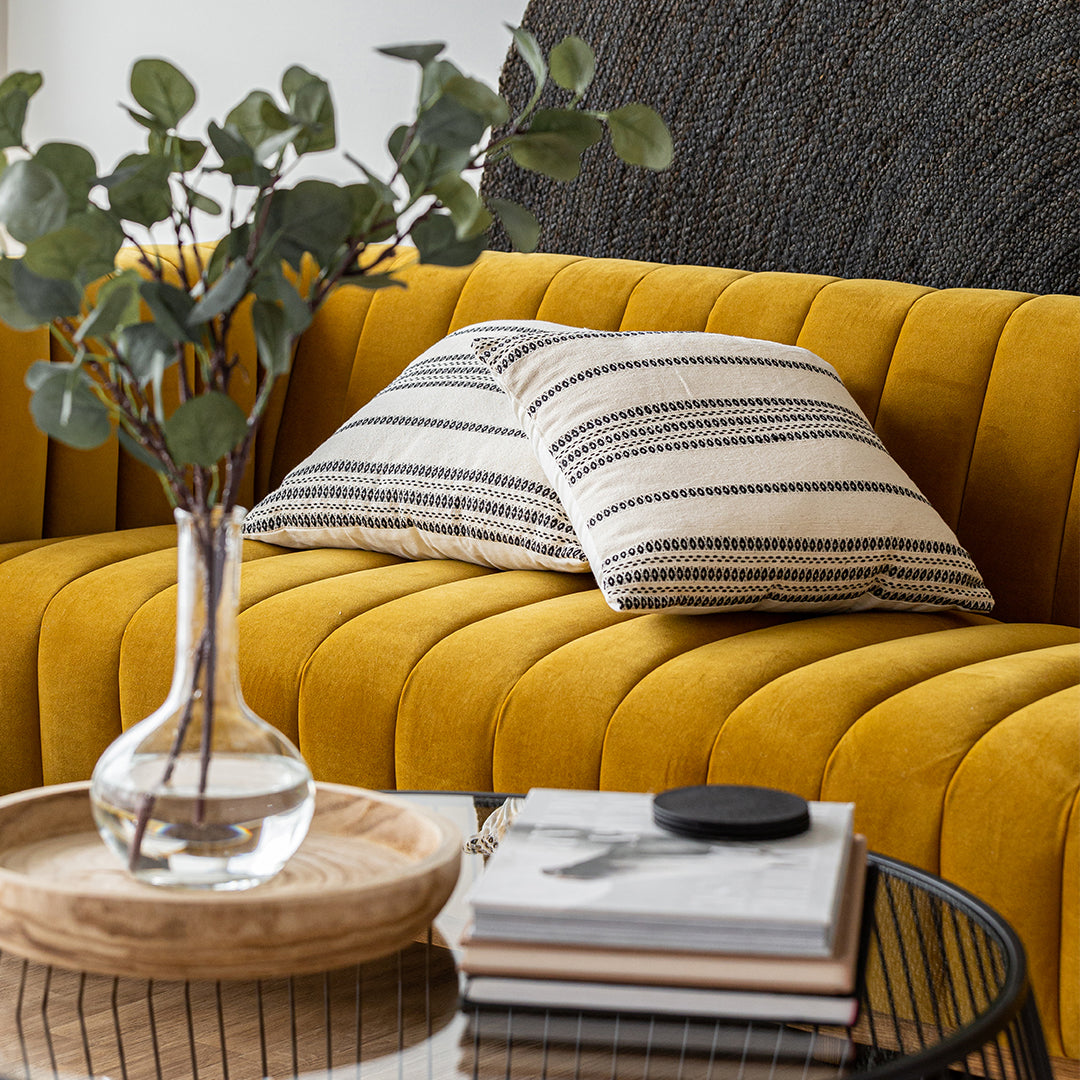 Elliot Condo Sofa - Mustard