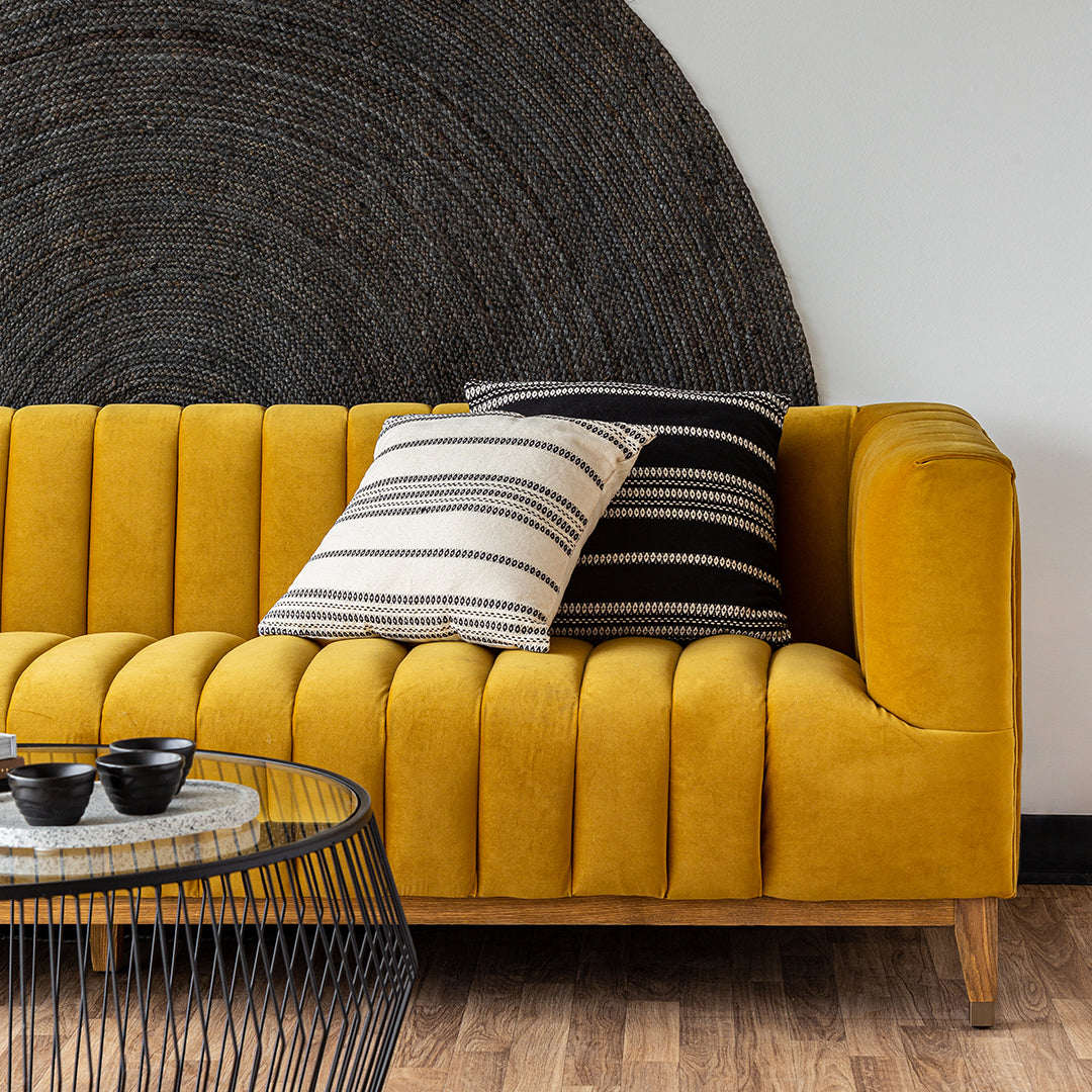 Elliot Condo Sofa - Mustard