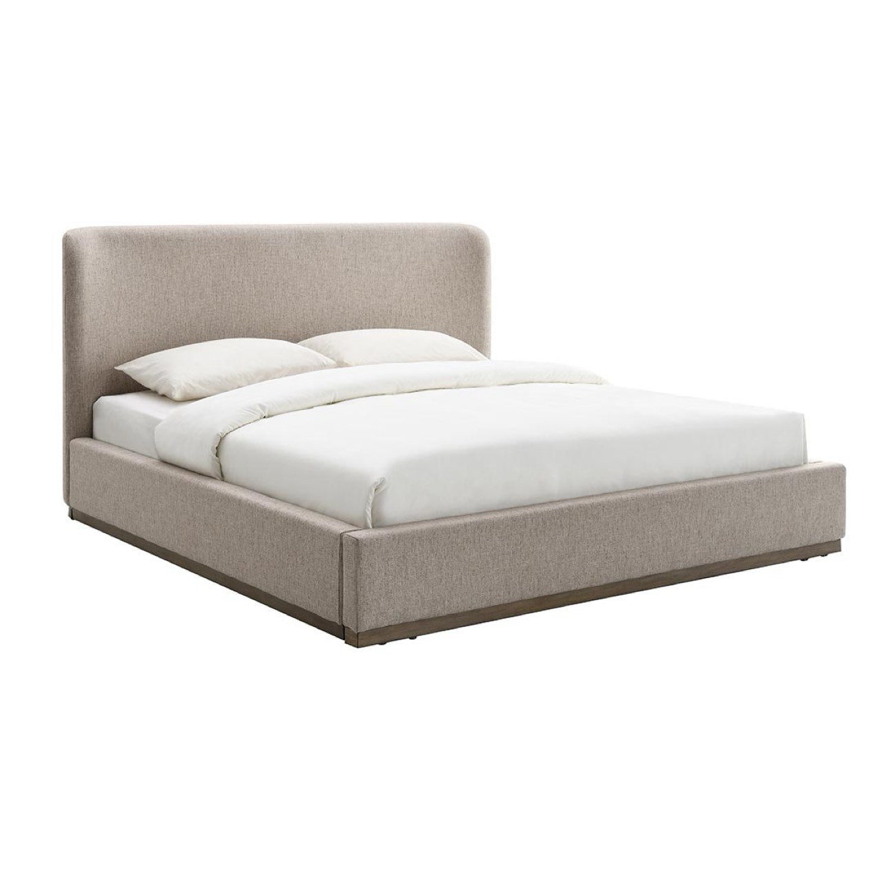 Faye King Storage Bed Short - Perfect Taupe