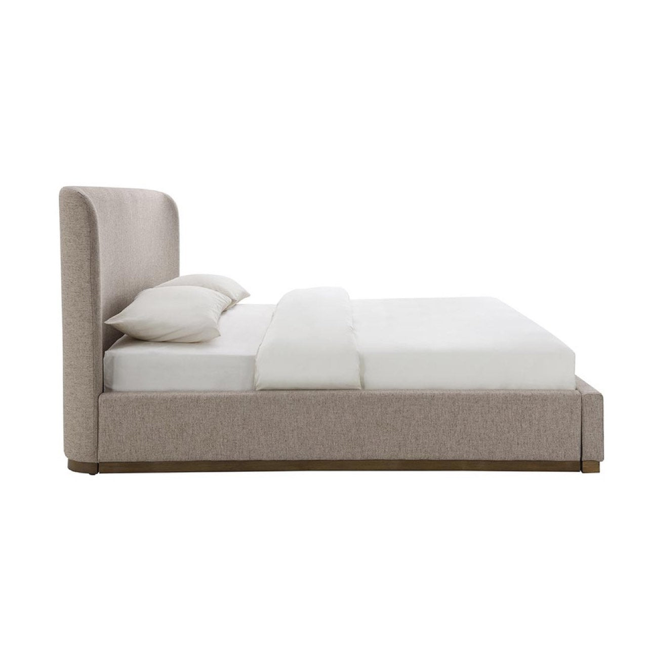 Faye King Storage Bed Short - Perfect Taupe