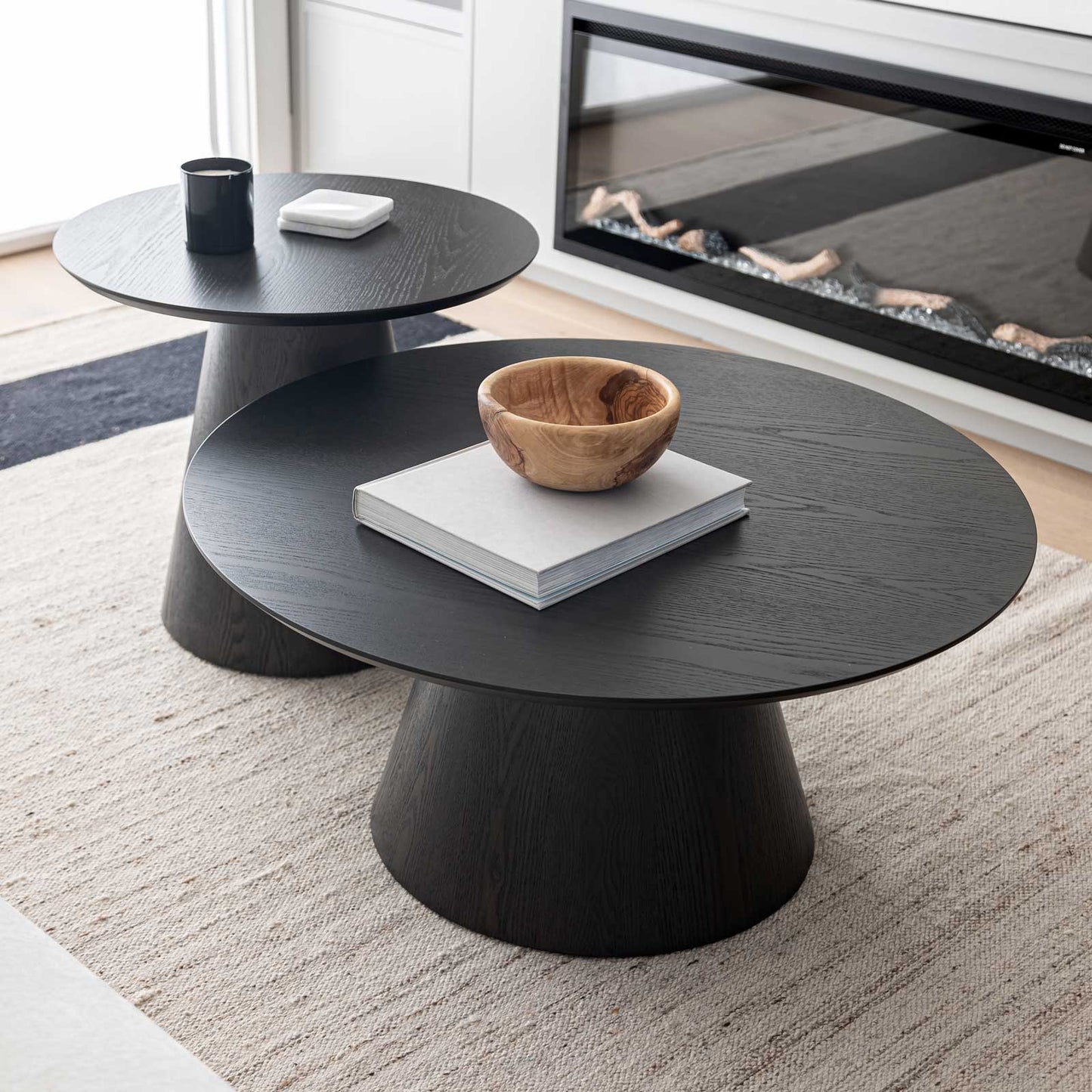 Fete Table Set - Smoked Black