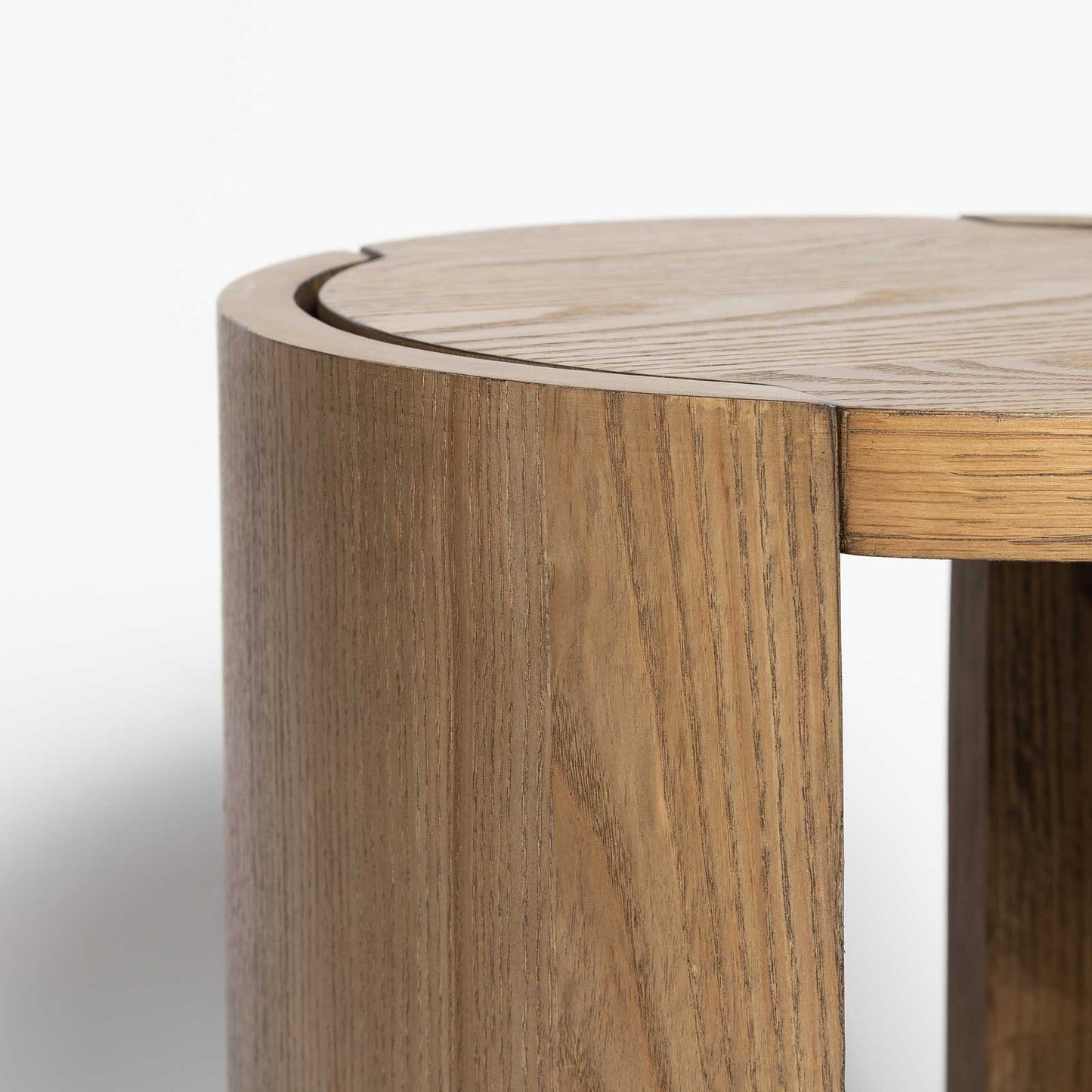 Forma End Table - Rustic Oak