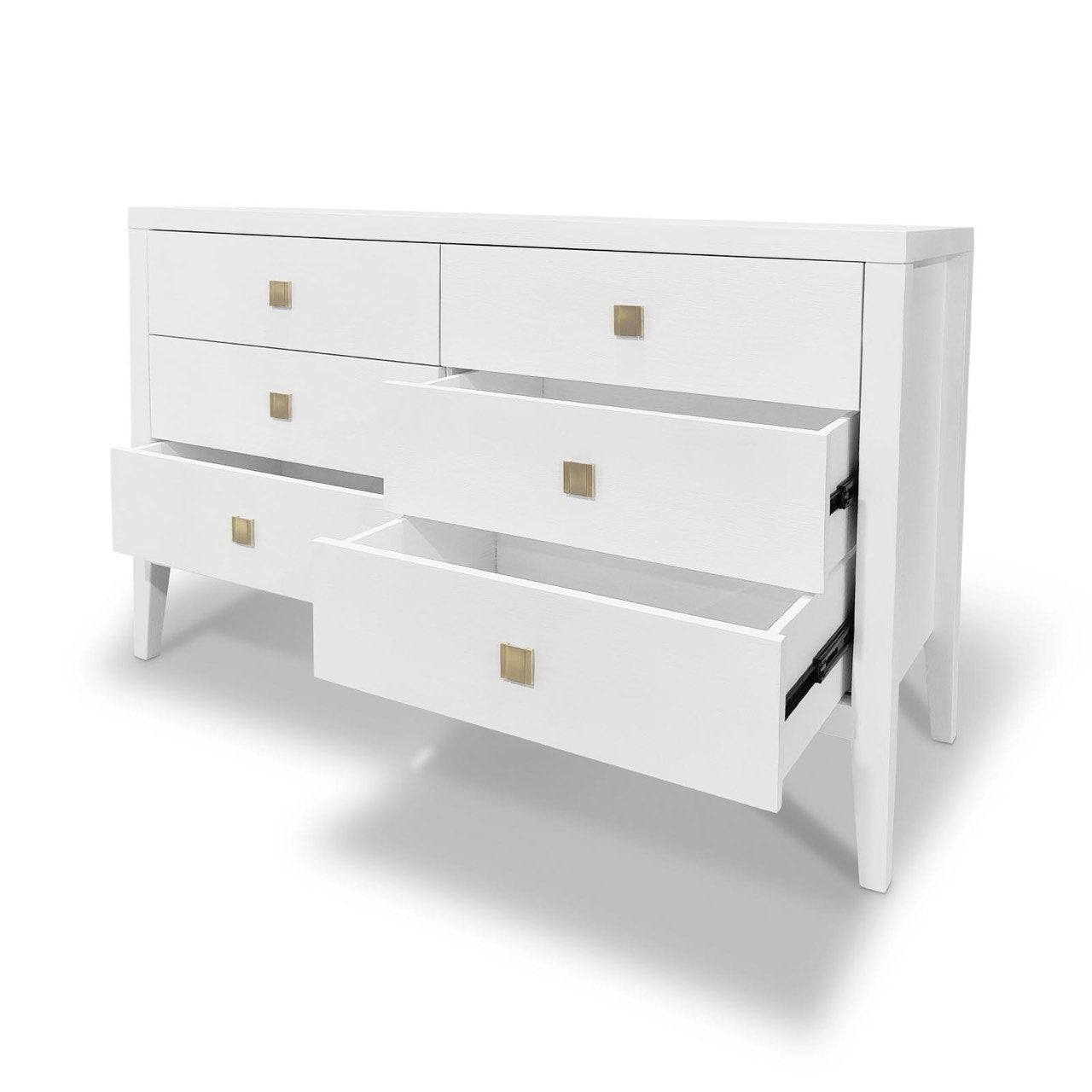Hara 6 Drawer Dresser - White