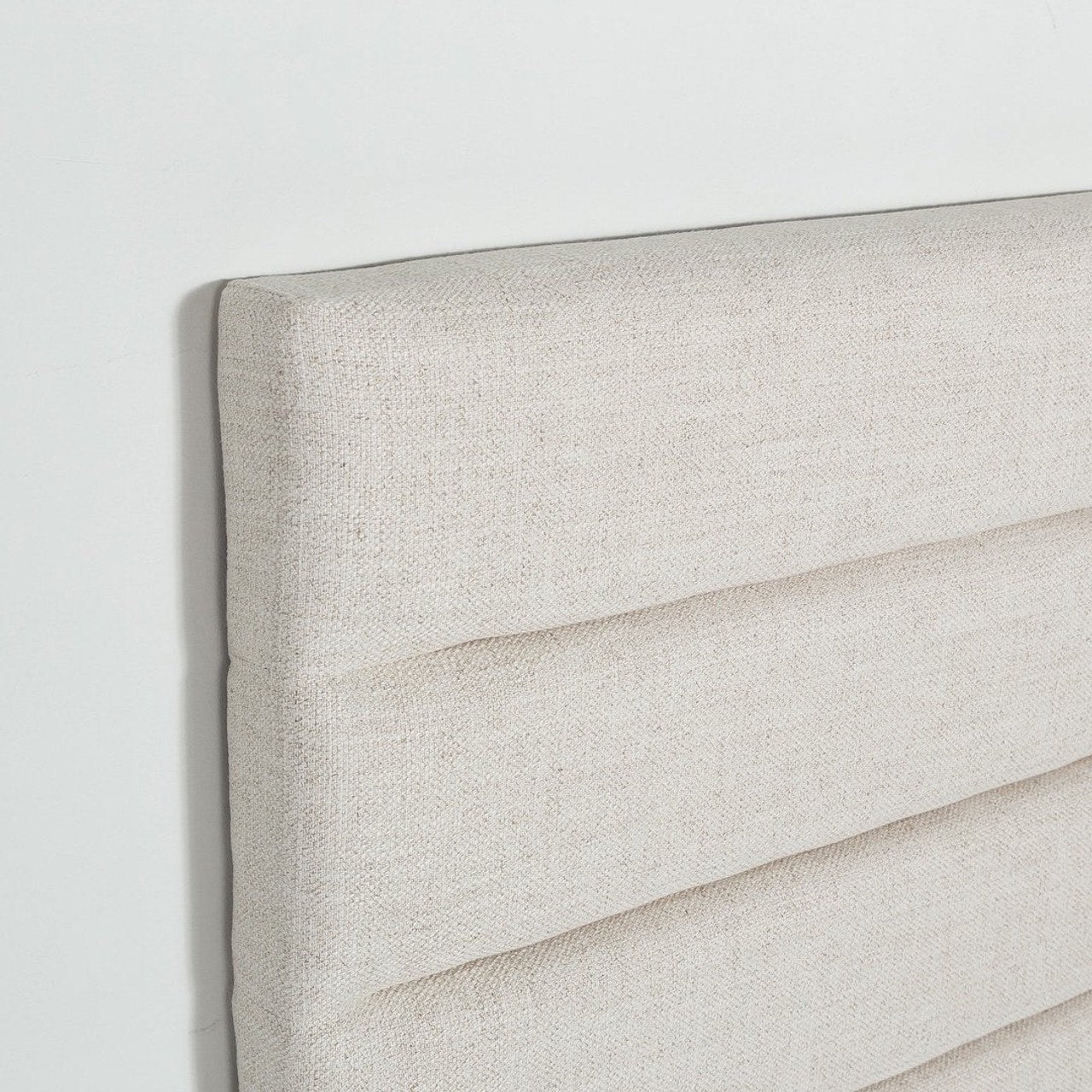 Justin Double Bed Tall - Cream