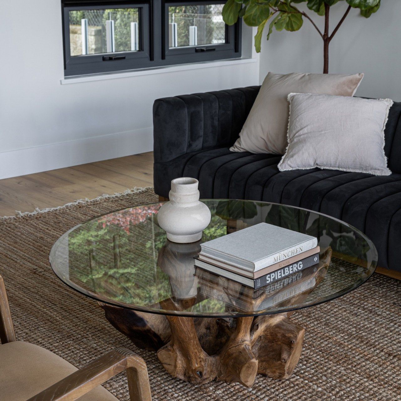 Natura Round Root Coffee Table - S