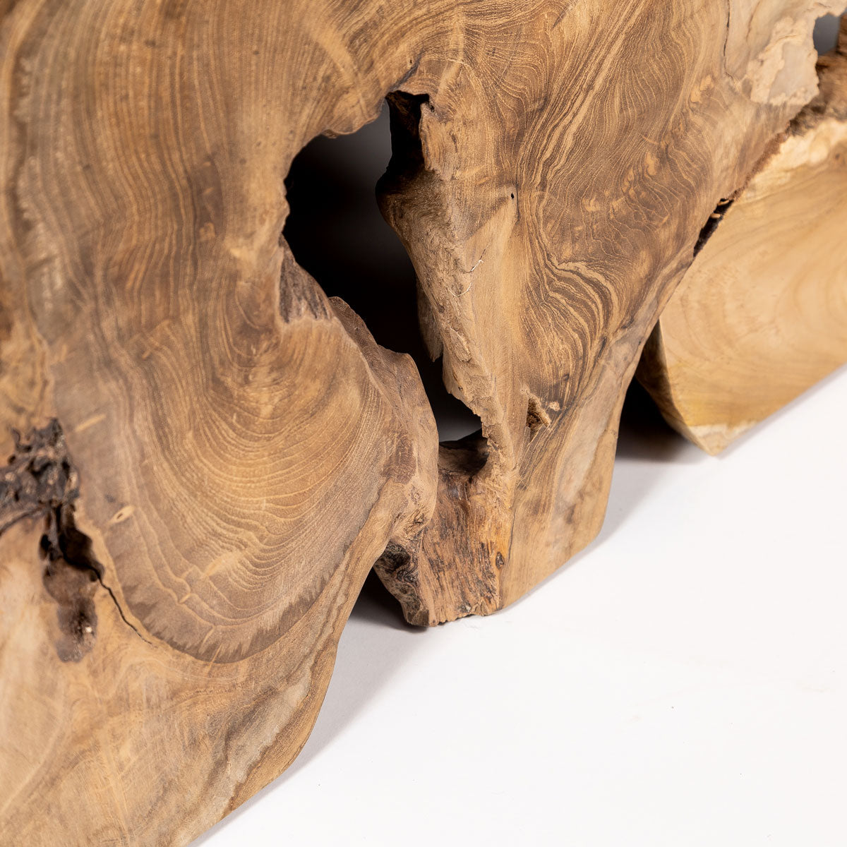 Natura Flow Square Coffee Table - Bleached
