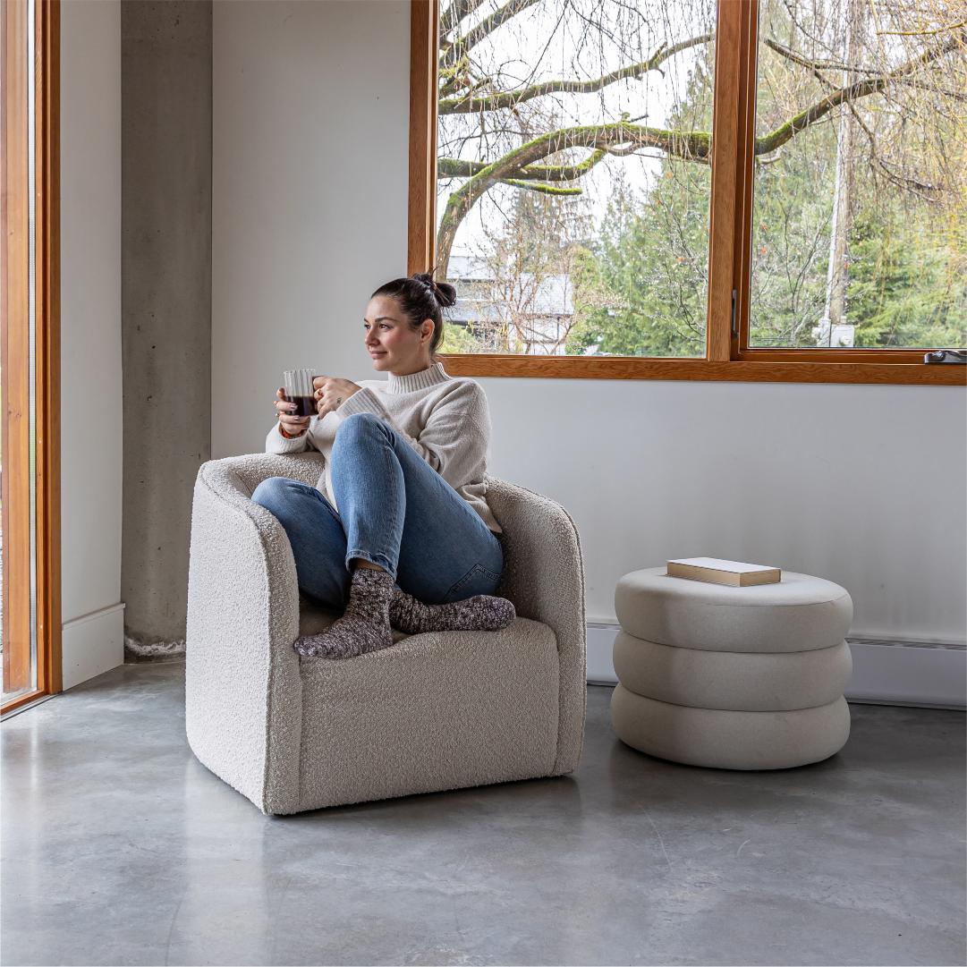 Fiel Ottoman - Truffle