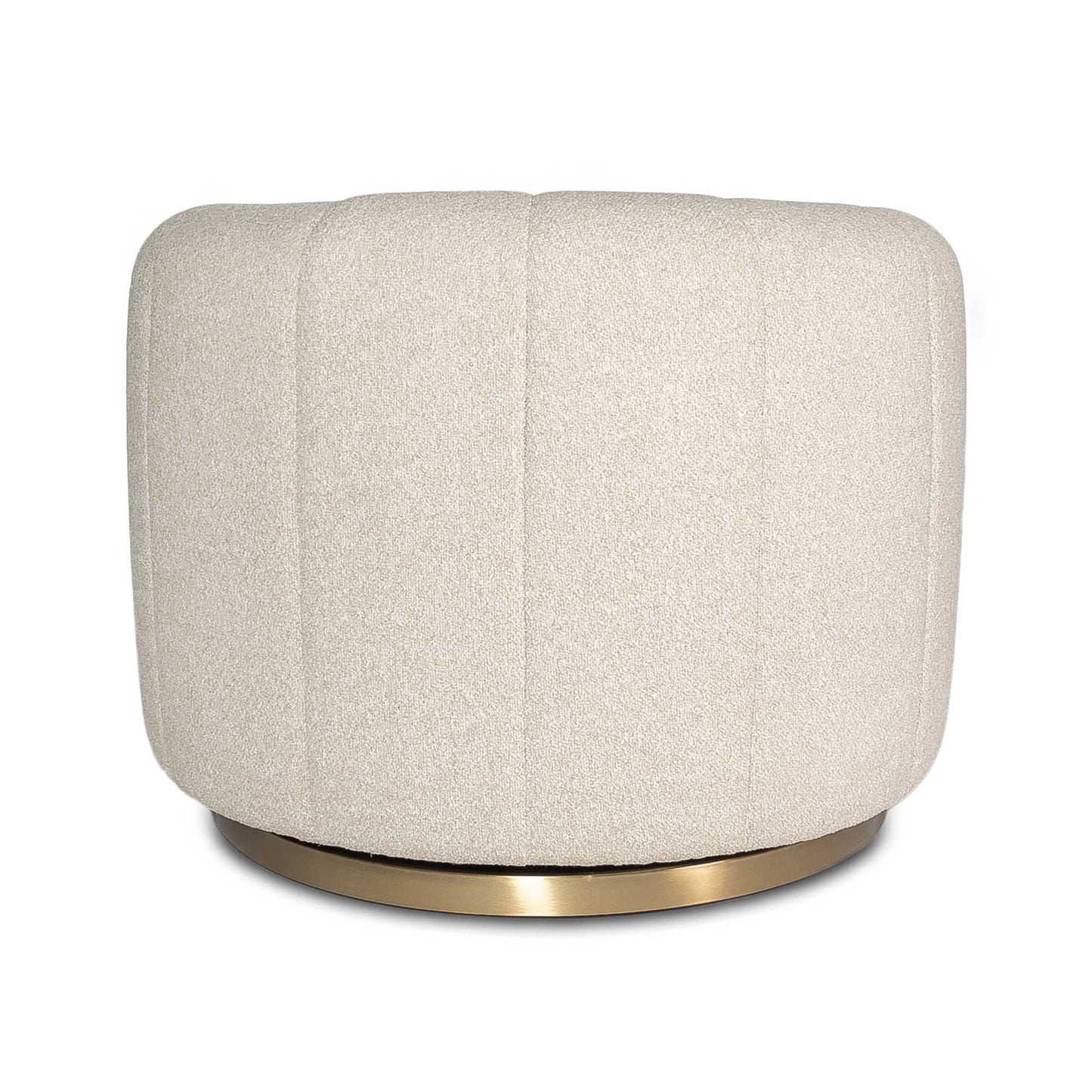 Ava Swivel Chair - Buff