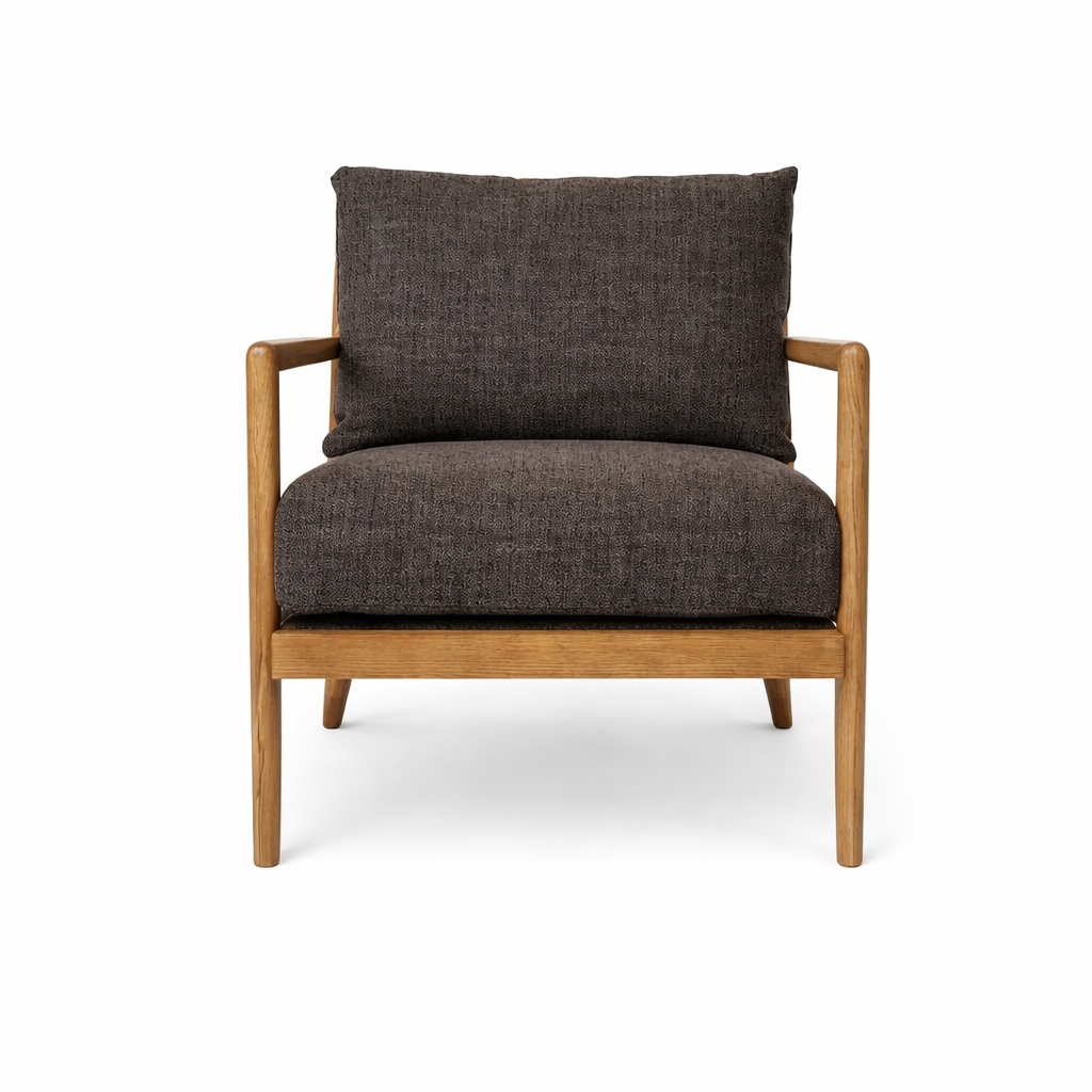 Brit Accent Chair - Velvet Coffee