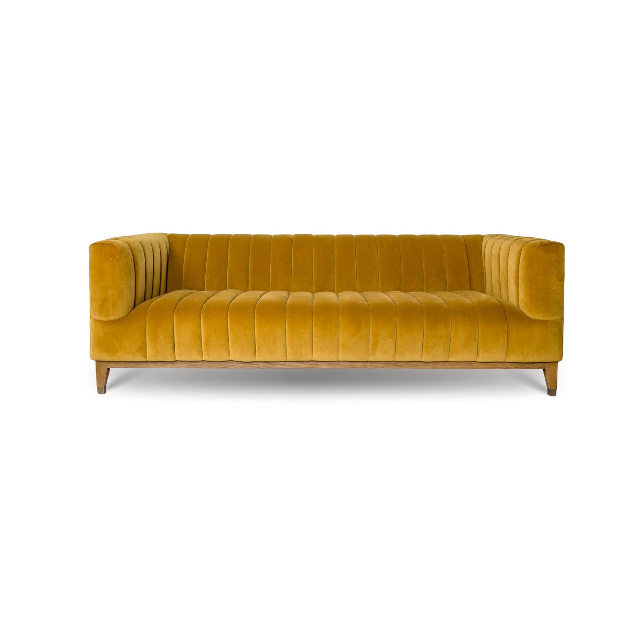 Elliot Condo Sofa - Mustard