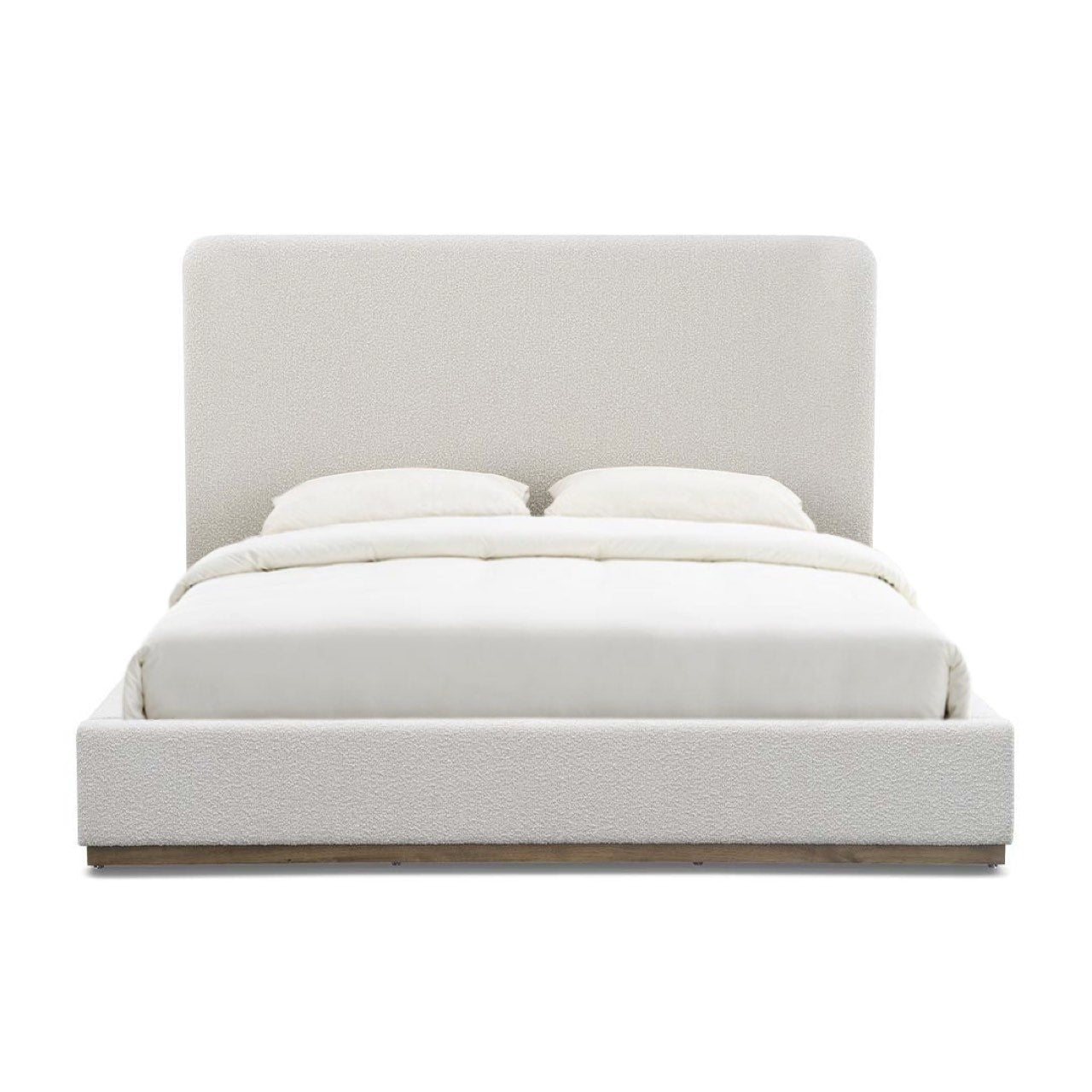 Faye Queen Bed - Off White