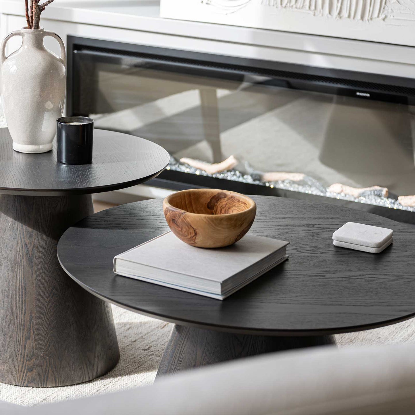 Fete Table Set - Smoked Black