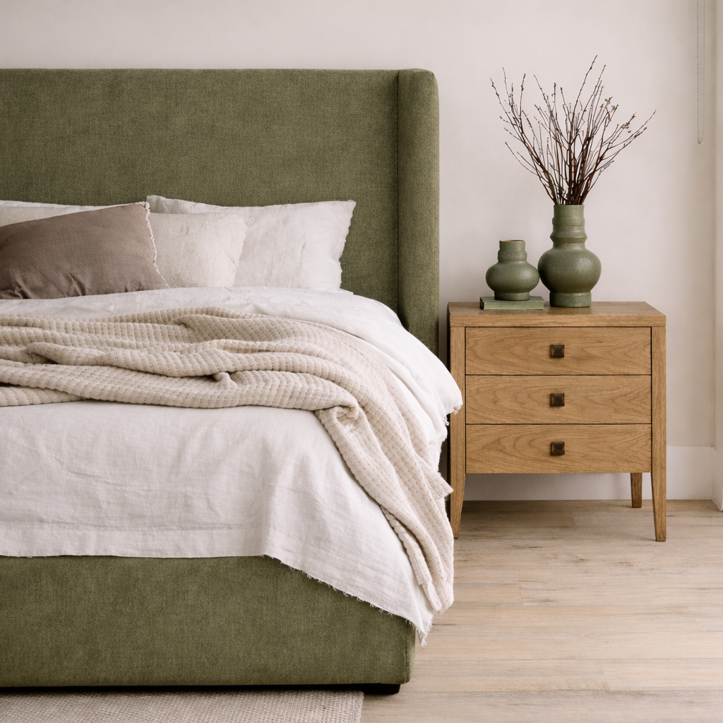 Fizz King Bed - Velvet Fern