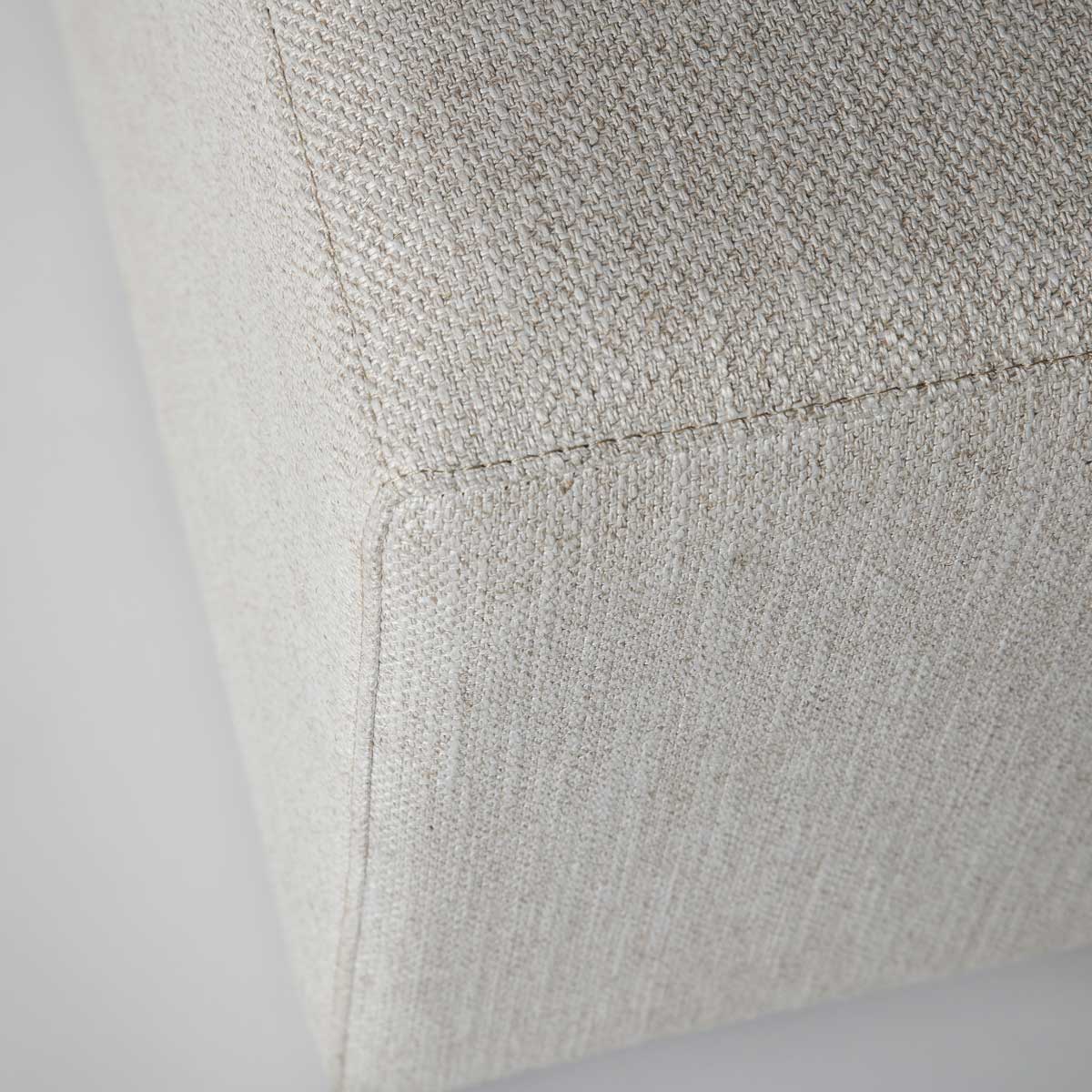 Forest Coffee Ottoman - Cream and Dark Brown