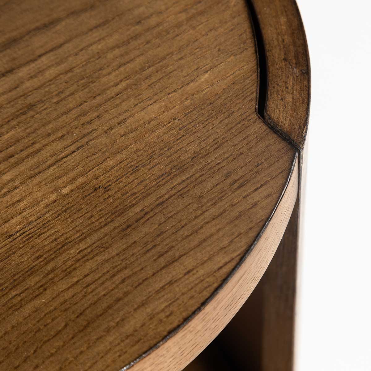 Forma End Table - Smoked Chestnut