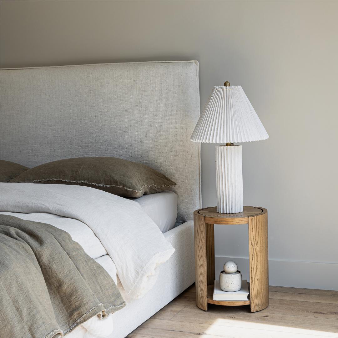 Julia Queen Bed - Cream