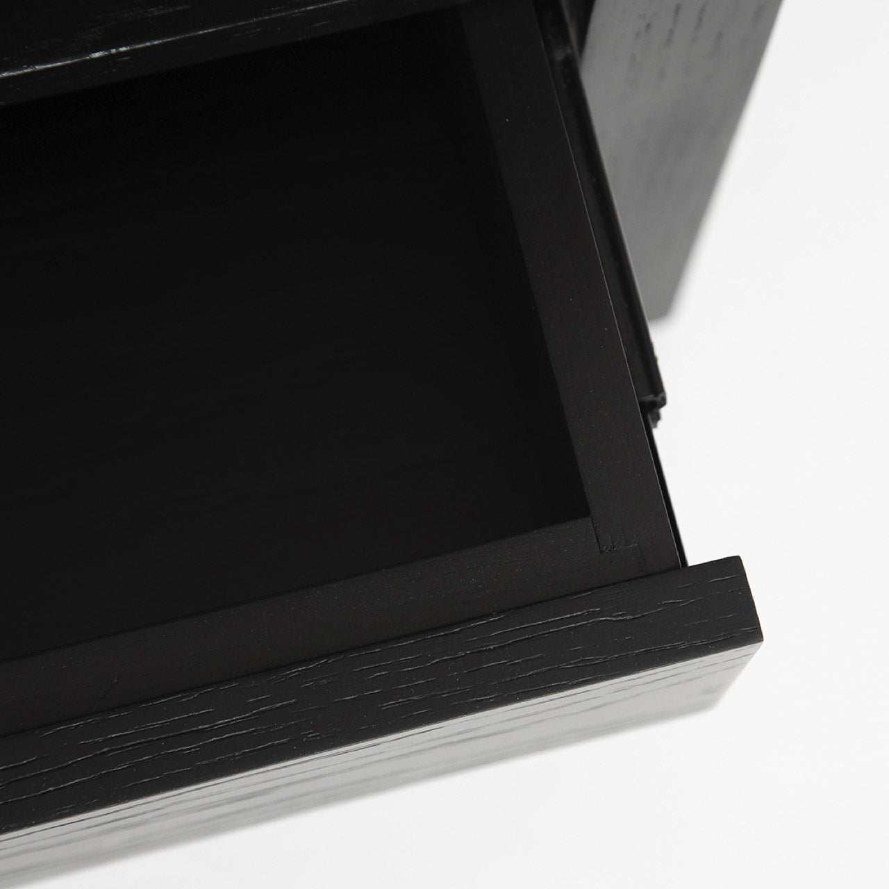 Hara 1 Drawer Accent Table - Black