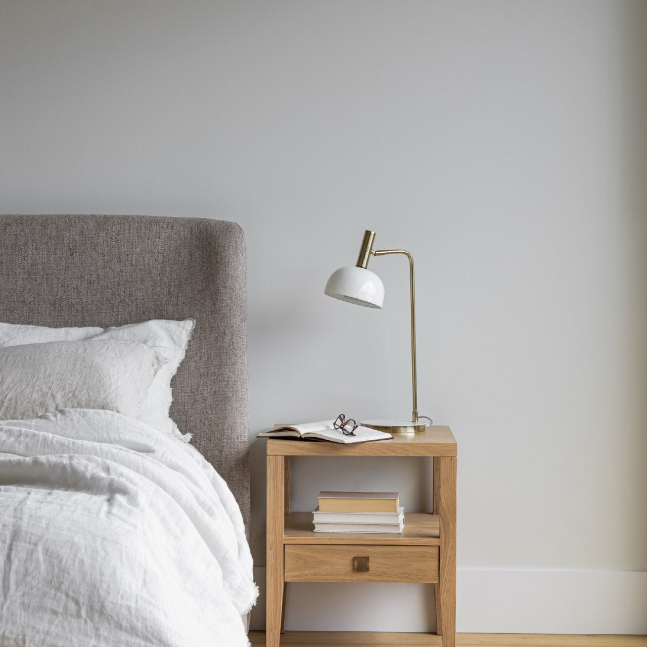 Hara 1 Drawer Accent Table - Natural Oak