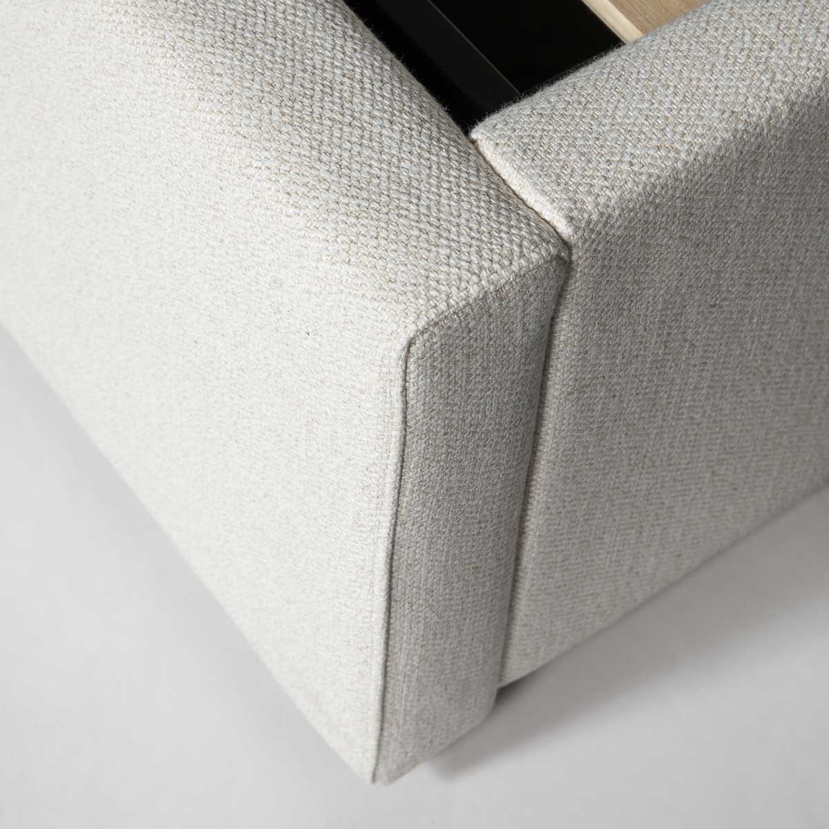 Josie King Bed - Cream