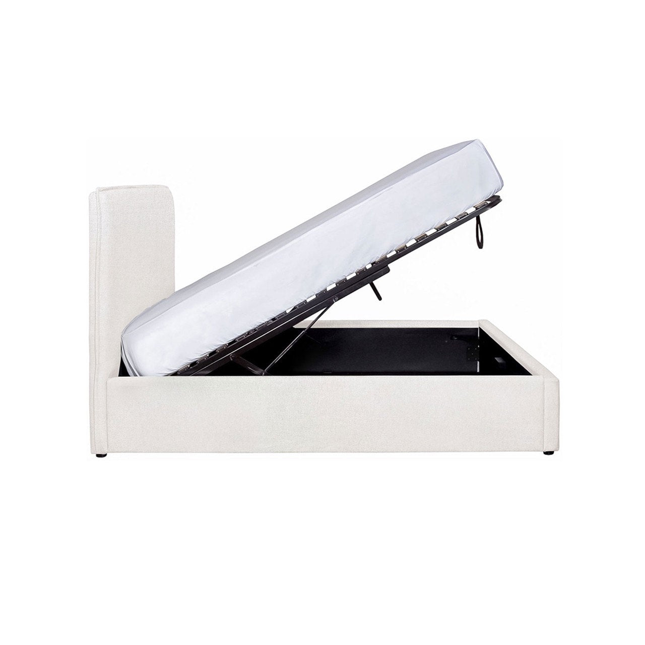 Julia Double Storage Bed - Cream