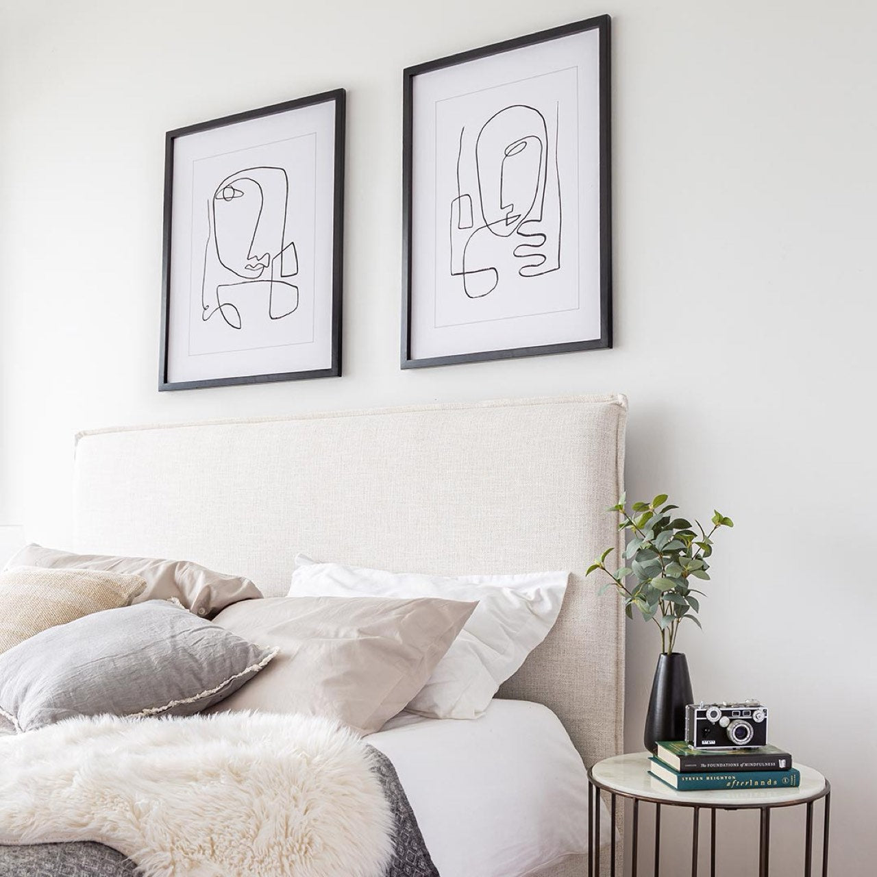 Julia Double Bed - Cream