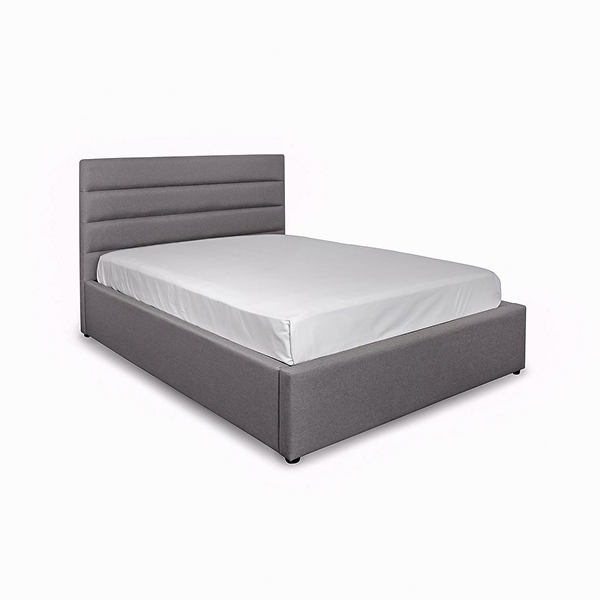 Justin Double Storage Bed - Dark Greige