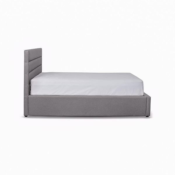 Justin King Storage Bed - Dark Greige