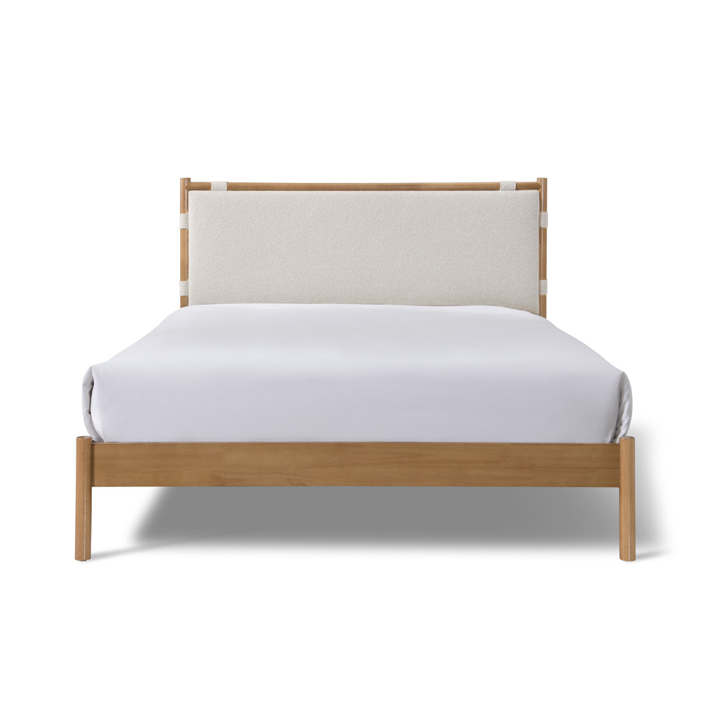 Laval Queen Bed - Buff