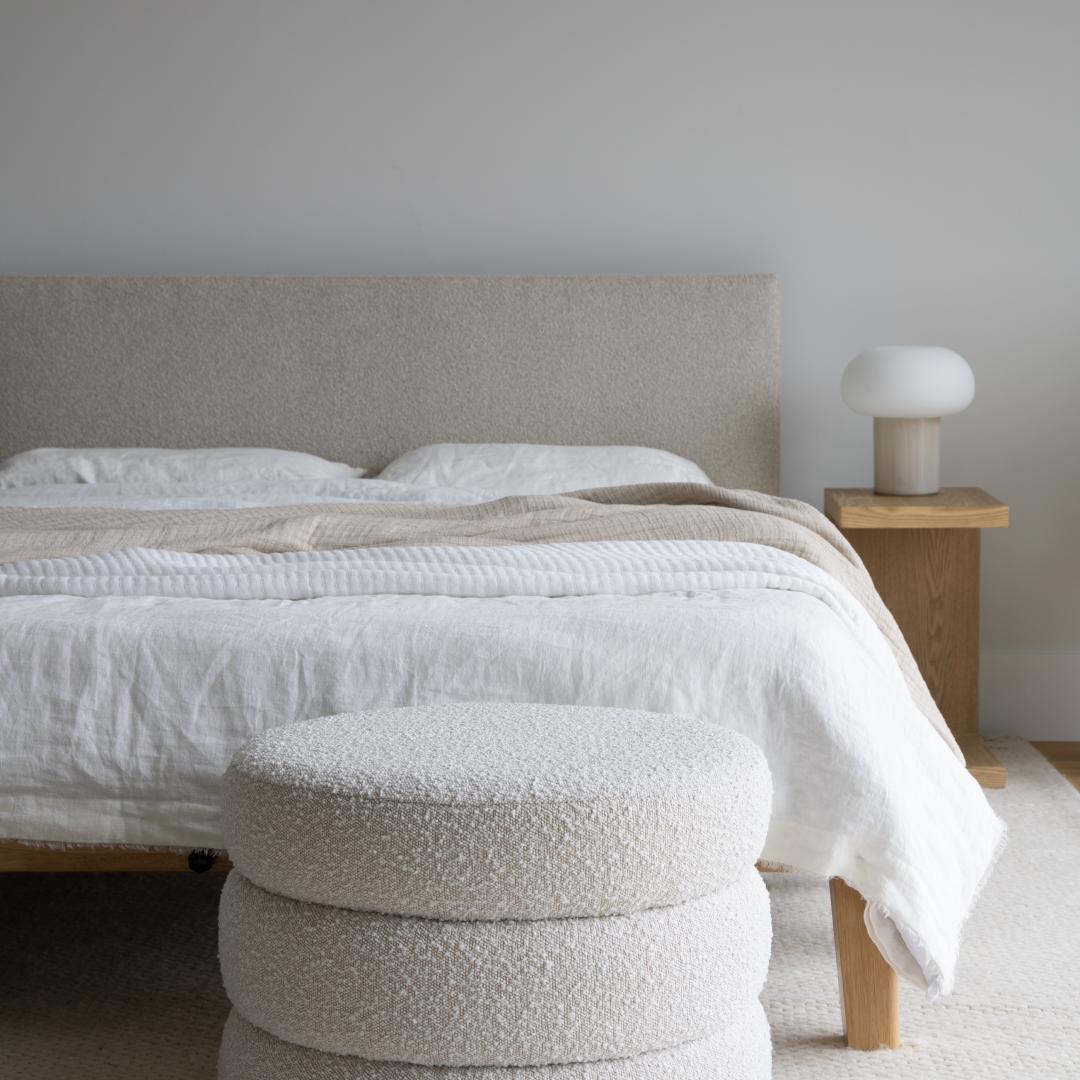 Luna Tool-Free Double Bed - Buff