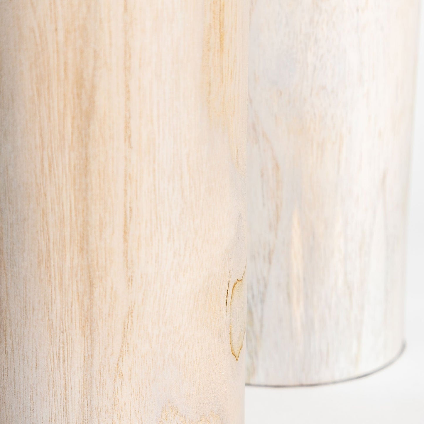 Natura Prado Vase Set of 2 - White Wash Teak