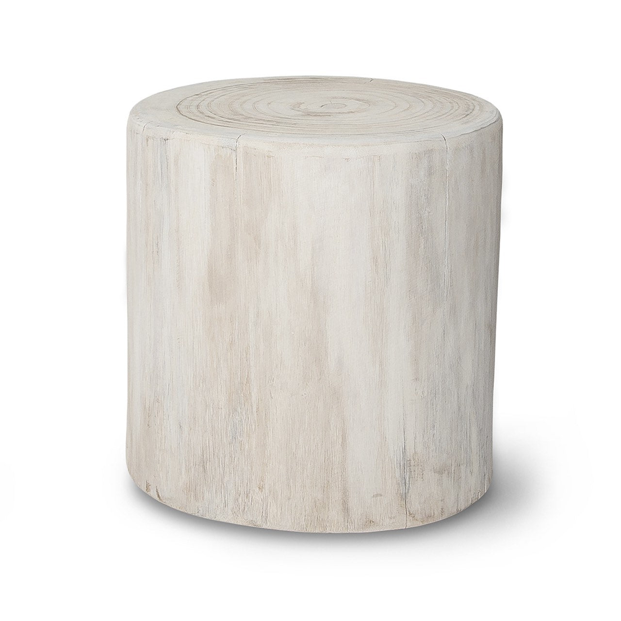 Nova Wide 16" Stump - Round - White