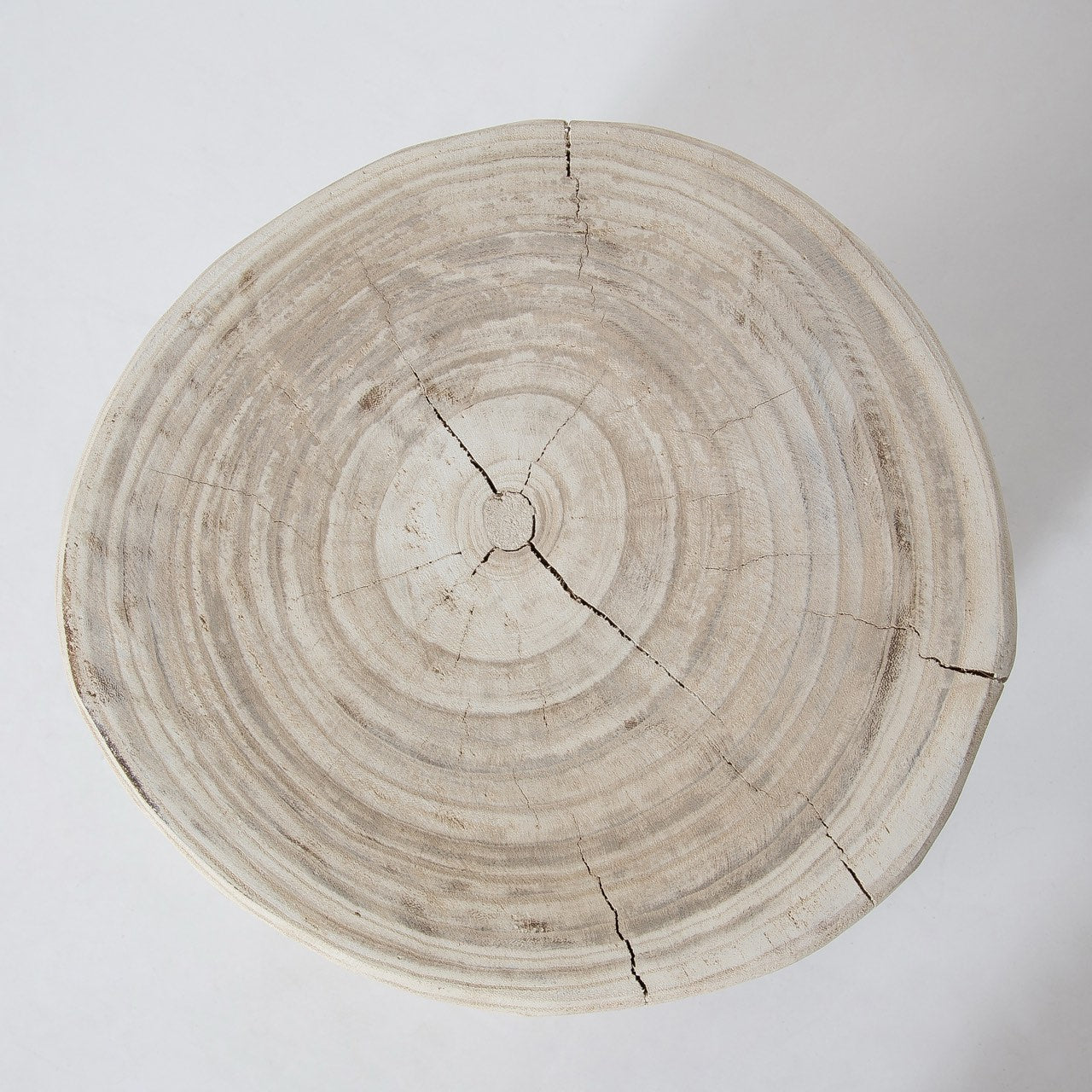 Nova Wide 18 Inch Stump - Round - White