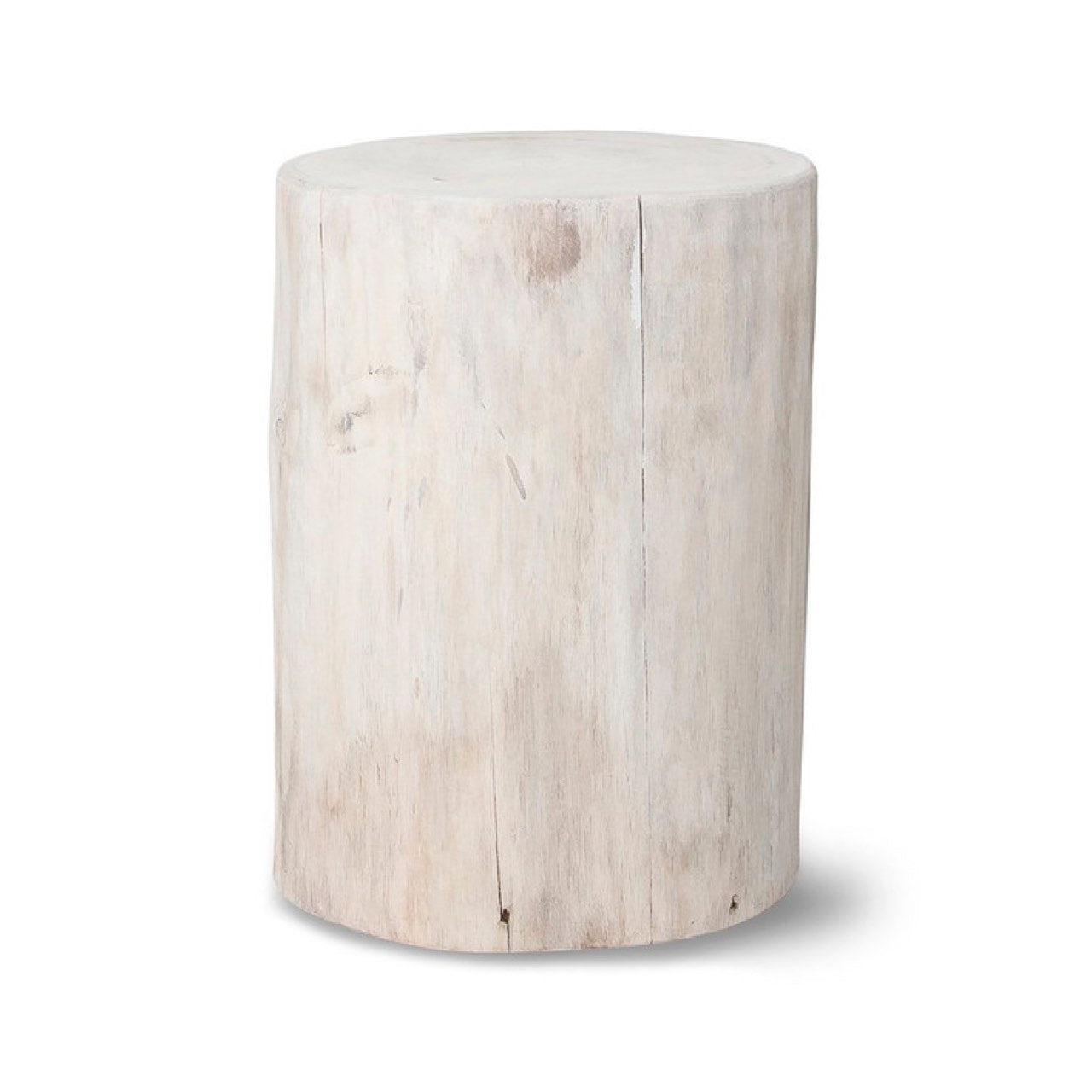 Nova Wide 21" Stump - Round - White
