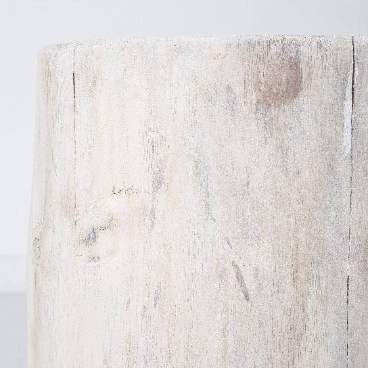 Nova Wide 21" Stump - Round - White