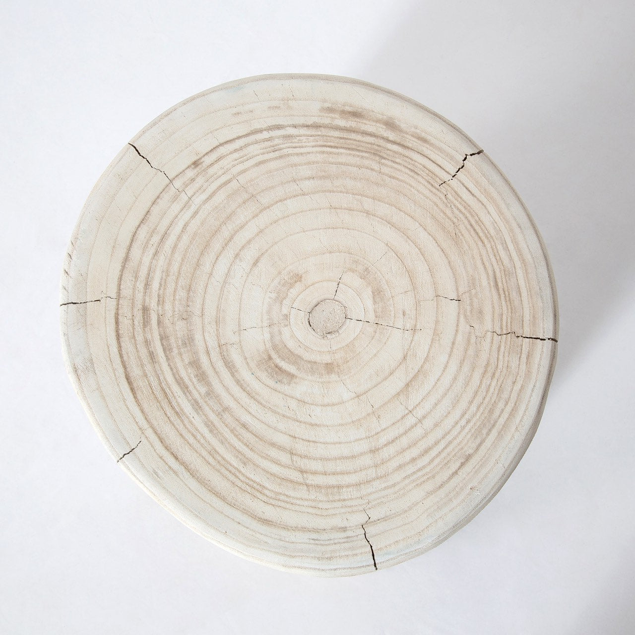 Nova Wide 21 Inch Stump - Round - White